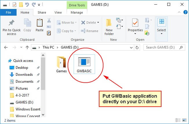 gw basic program download